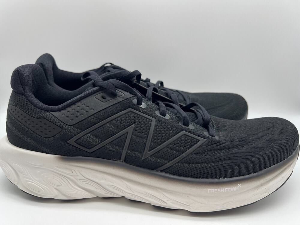 New Balance Fresh Foam 1080V13 Black Running Shoe Men 's Size 14 New